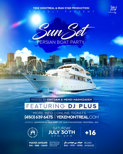Sunset Persian Boat Party