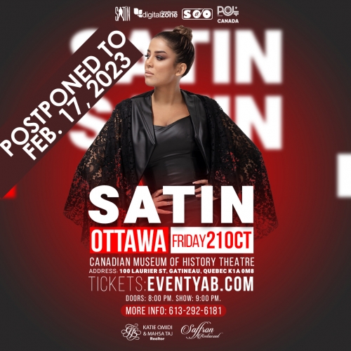 Satin Live in Concert - Ottawa | Postponed