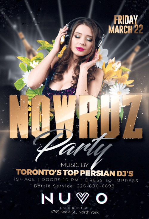 Nowruz Party 2024 with Toronto's Top Persian DJ's